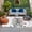 White, variant on Pink Flowers Yak Outdoor Rug 5x7 Ft, Non Slip Washable Area Rug, Spring Floral Butterflies Rustic Patio Rugs Carpet Runner, Large Floor Mat for Indoor/Outdoor Deck Porch Camping