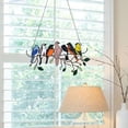thumbnail image 4 of Suncatcher Window Hangings Multicolor Birds on a Wire Birds Stained Leyfeng  Inicio colgante, 4 of 7