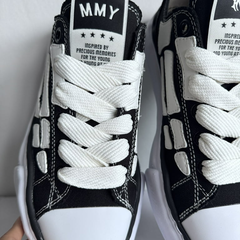 Maison MIHARA YASUHIRO Black PETERSON OG Sole Canvas Low-top