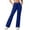 *Blue, variant on Women's Straight Leg Yoga Pants,Business Office Slacks for Women,Ladies Stretchy Tummy Control Trousers with Side Pockets,Green,S-3XL