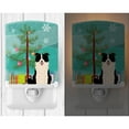 thumbnail image 2 of Merry Christmas Tree Border Collie Black White Ceramic Night Light, 2 of 2