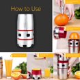 thumbnail image 3 of Stainless Steel Orange Juicer 6-Leaf ABS Blade Orange  Squeezer Compact For Lemon  Travel Use Home  Orange, 3 of 8
