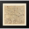 thumbnail image 2 of Robert 16x15 Black Modern Framed Museum Art Print Titled - Po River Pavia Plaisance Lodi Milan Italy - Robert 1748, 2 of 5