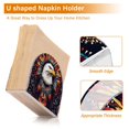 thumbnail image 5 of Yayeee Napkin Holder for Table Set of 2 Kitchen Paper Tissue Organization, Brown Abstract Eagle, 5 of 8