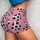 thumbnail image 4 of Fotbe heart with cow Shorts Sin Costuras – Shorts Deportivos de Cintura Alta para Mujer, Elásticos para Gimnasio, Yoga, Running o Ciclismo-Large, 4 of 8