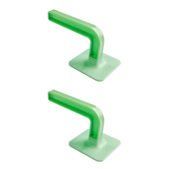Matsuzay Estante de almacenamiento multifuncional con gancho montado en la pared, toallero de papel higiénico, estante de cocina, accesorios de Verde 2piezas
