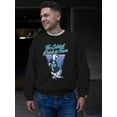 thumbnail image 2 of Chill Vibes Triangle - ICEE Retro Cool Bear Graphic Men's Sweatshirt, 2 of 4