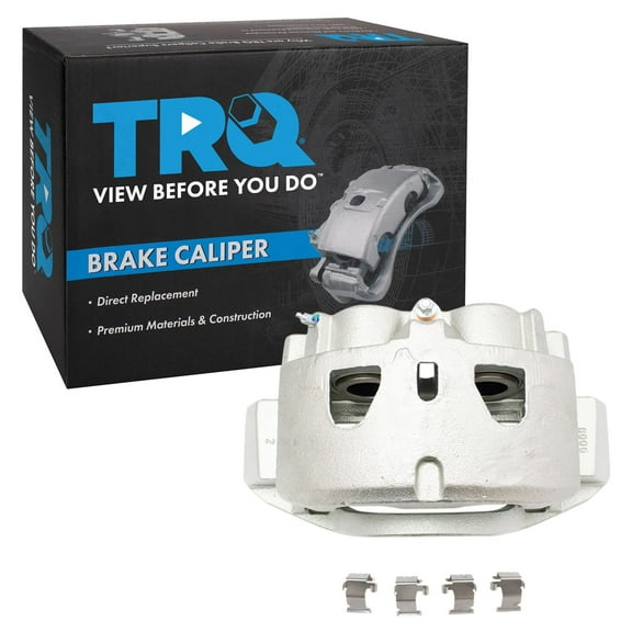 TRQ Front Left Brake Caliper w/Bracket Drivers Side Compatible with 2011-2018 Chevrolet Silverado 2500 HD Silverado 3500 HD 2016-2018 Suburban 3500 HD GMC Sierra 2500 HD Sierra 3500 HD