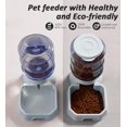 thumbnail image 2 of Pet Feeder and Automatic Water Dispenser for Dogs and Cats, 100% Bpa Free, Gravity Filled, Easy to Clean, Small and Large Pets, Dogs, Kittens, Rabbits, Rabbits, 2 of 4