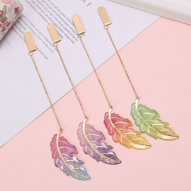 Greenadscape 5Ud Marcadores Decorativos Hoja Multi Color Regalo Ideal Para Estudiantes Y Lectores