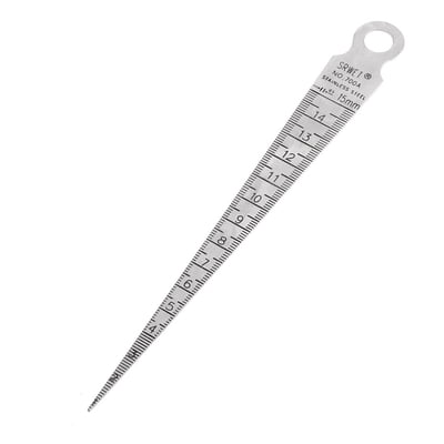 1-15mm 0.1mm Accuracy Thickness hole gap inspection Taper Gauge welding gage
