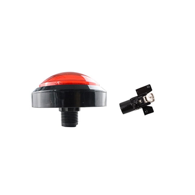 sweethay Máquina de ventilación para videojuegos redonda con botón pulsador de 100mm, dispositivo de respuesta, botones, reparación de máquinas, Videojuegos y accesorios Rojo Tipo 3