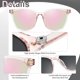 thumbnail image 4 of Gafas de sol Myiaur polarizadas cuadradas con espejo para mujer, 4 of 7