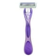 thumbnail image 2 of Skintimate Exotic Violet Blooms 4-Blade Women's Disposable Razor, 4 Ct - 2 Pack, 2 of 4