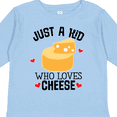thumbnail image 4 of Inktastic Cheese Lover Kids Boys or Girls Long Sleeve Toddler T-Shirt, 4 of 5