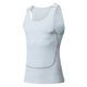 thumbnail image 4 of Hombres de Color Sólido Top de Fitness, Secado Camisa Deportiva sin Mangas con Cremallera Y Puños de Punto para Gimnasio Y Desgaste Casual, Camiseta Elástica, 4 of 5