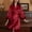 Red, variant on Women's Casual Pajama Coat Cute Elegant Top Long Sleeve V Neck Solid Color Pajamas Wear Satin Robe Long Lightweight Robe Satin Robes Long Sleeve Dressing Gown Men for Work Womens Long Bath