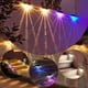 thumbnail image 2 of Lámpara solar de pared para exteriores, 4 lámparas LED para jardín, color blanco cálido + RGB, luces solares para vallas, paredes, patios, escaleras, 2 of 5