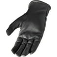 thumbnail image 2 of First Mfg Co - Collector - Men's Motorcycle Biker Riding Black Leather Gloves - Large - Cinched Wrists, 2 of 4