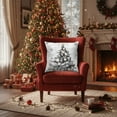 thumbnail image 4 of Under $5 Christmas Throw Pillow Covers 18x18" Party Supplies Christmas Pillowcase Bedroom Sofa Cushion Pillow Cover, 4 of 7
