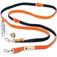 thumbnail image 1 of Hundefreund 6 in 1 Multifunctional Dog Leash for Medium and Large Dogs - 10ft Double Ended Adjustable - Convertible as Hands Free, Crossbody, Over The Shoulder or Double Dog, 1 of 4