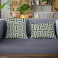 thumbnail image 2 of Plutus Hazy Stony Cut Velvet, Some Sparkle To It Luxury Throw Pillow - Double sided 24" x 24", 2 of 2