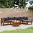 thumbnail image 1 of vidaXL 7 Piece Garden Lounge Set with Cushion Solid Acacia Wood, 1 of 5