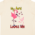 thumbnail image 4 of Inktastic My Aunt Loves Me Flamingo Boys or Girls Toddler T-Shirt, 4 of 5