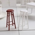 thumbnail image 6 of MRLESS Wooden Mini Stools Bar Toy House Kitchen Chairs Figurines Decoration, 6 of 7