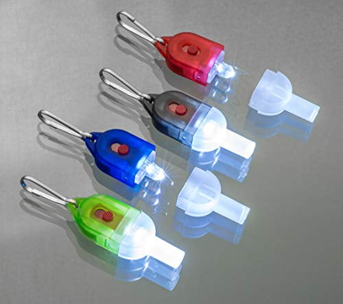 SE Assorted Color Illuminated Needle Threaders with White LEDs (24-Pack) - SN-LT24