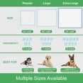 thumbnail image 6 of Extra Large Dog Pee Pads 28"x34",Thicker Puppy Pads XL, Super Absorbent Pee Pads for Dogs, Disposable Dog Training Pads for Doggies, Cats, Rabbits, Pups, Leak-Proof Pet Potty Pads, 6 of 8