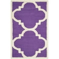 thumbnail image 4 of SAFAVIEH Cambridge Justine Geometric Wool Area Rug, Purple/Ivory, 8' x 10', 4 of 10