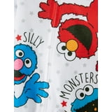 Sesame Street Baby Boy Microfleece Blanket Sleeper Pajamas - Walmart.com