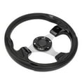 thumbnail image 4 of Driving Steering Wheel,   Exquisite Appearance Steering Wheel Comfortable Touch 13in 330mm With Wiring For Vehicle, 4 of 8