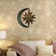 thumbnail image 2 of Decoración de pared de sol y luna de metal, decoración de pared de jardín creativa, arte de pared retro decorativo para sala de estar y dormitorio, 2 of 5