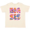 thumbnail image 3 of Inktastic Big Sister Announcement Retro Flower Big Sis Girls Toddler T-Shirt, 3 of 5