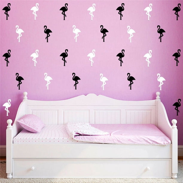 Cute Flamingo Stickers DIY Art Wall Decals Family Home Room Decor Wall
