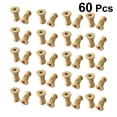 thumbnail image 3 of MasteelfCA 60pcs Wood Spools Weaving Bobbins Empty Thread Spools Craft Spools for Arts and Crafts(27x16mm), 3 of 7