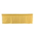 thumbnail image 2 of WHAMVOX 1Pack Style Short Curtains for Kitchen Window 145x45cm Yellow Grid Polyester, 2 of 8