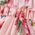 thumbnail image 3 of Toddler & Baby Girls Summer Off Shoulder Tutu Princess Dress Chiffon Flowy Beachwear Sundress, 3 of 7