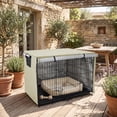 thumbnail image 4 of Dog Crate Cover Waterproof Kennel Cover, 25x37x24in Dog Crate Cover for Indoor/Outdoor, Heavy Duty Polyester Cover Fits Wire Dog Cage, 4 of 7