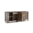 thumbnail image 3 of HomeRoots Decor 33-inch Veneer and Antique Brass Buffet, 3 of 5
