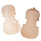 thumbnail image 1 of 1 juego de violines sin terminar, panel de de violín + herramientas de placa posterior de arce 4-4 kusrkot Panel de violín sin terminar, 1 of 8