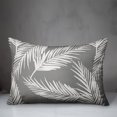 thumbnail image 3 of Creative Products Nature Palm Gray 14x20 Spun Poly Pillow, 3 of 3