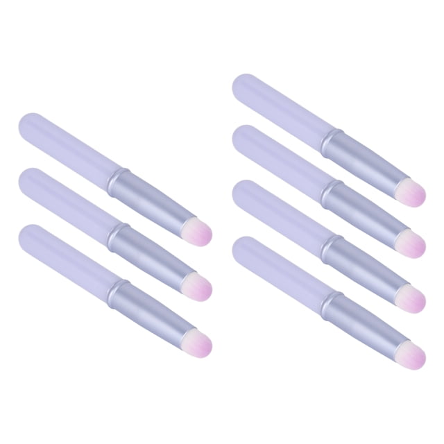 Makeup Brush Set, Seamless Fit Lip Brush Round Head with Cover for Daily Use