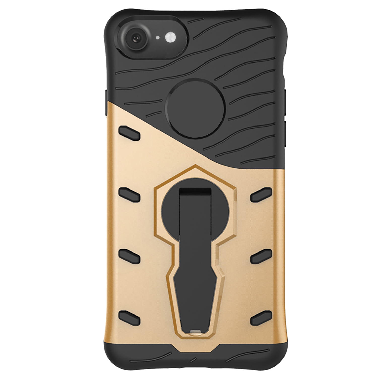 Hybrid Skin Protecion Case with Kickstand for Apple iPhone 7 Exact Fit