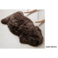 thumbnail image 4 of Super Area Rugs, Genuine Australian Sheepskin Red Fur Rug, Single Pelt, 2ft. X 3ft., 4 of 5