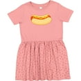 thumbnail image 3 of Inktastic Funny Hot Dog Girls Toddler Dress, 3 of 5