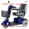 CTM - HS-730 - Full Size Heavy Duty Road Class Scooter - 3-Wheel - Blue