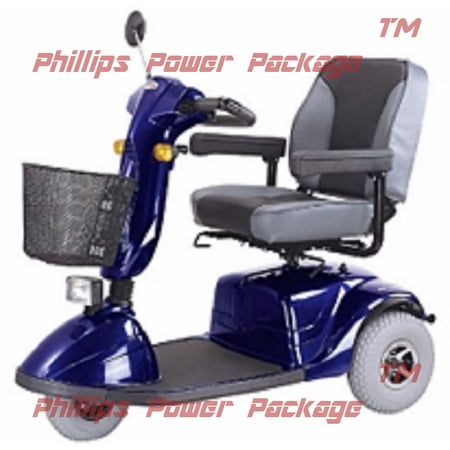 CTM - HS-730 - Full Size Heavy Duty Road Class Scooter - 3-Wheel - Blue